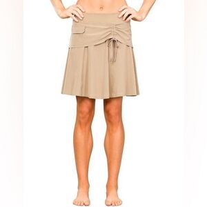 Athleta Wherever Skort Skirt Khakina Sz 4